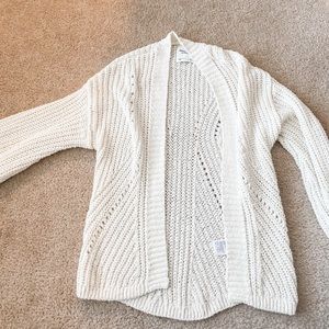 Abercrombie and Fitch white sweater
